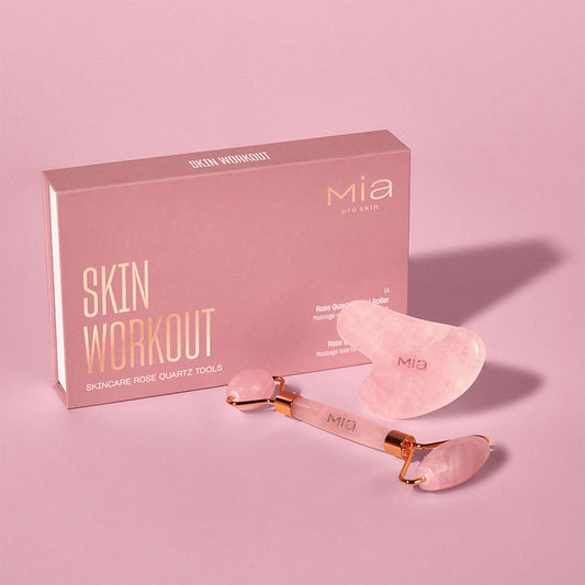 SKIN WORKOUT Skincare Rose Quartz Tools