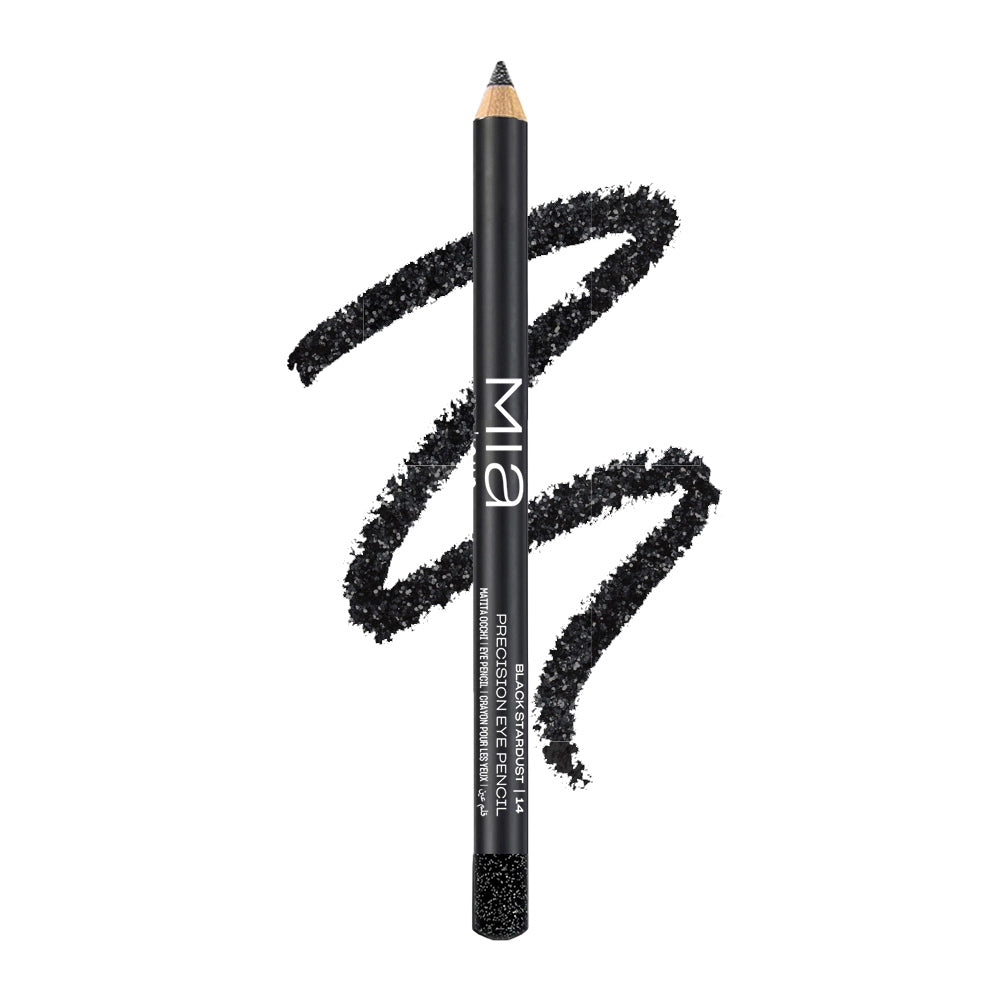 PRECISION EYE PENCIL - 14 BLACK STARDUST