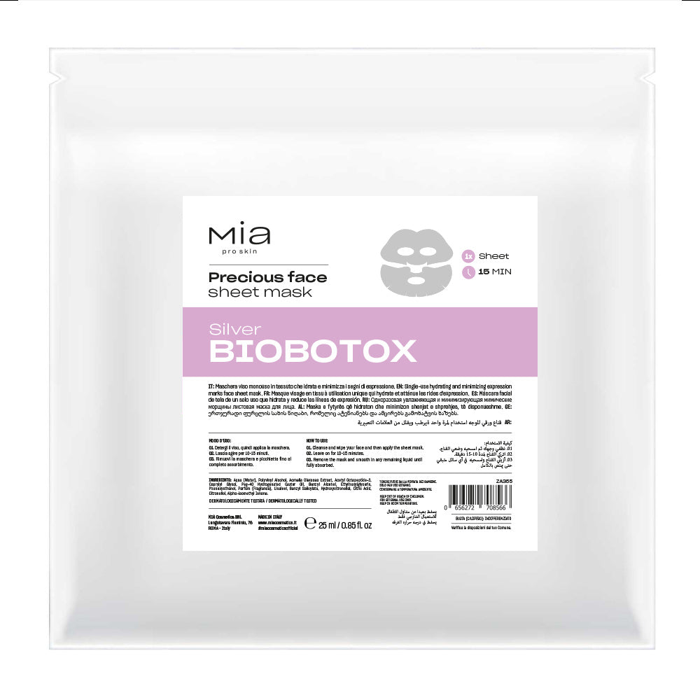PRECIOUS FACE MASK SILVER BIOBOTOX